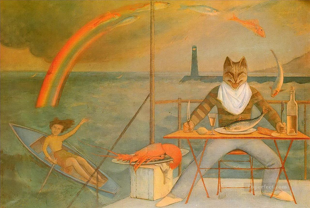The Mediterranean Cat Oil Paintings